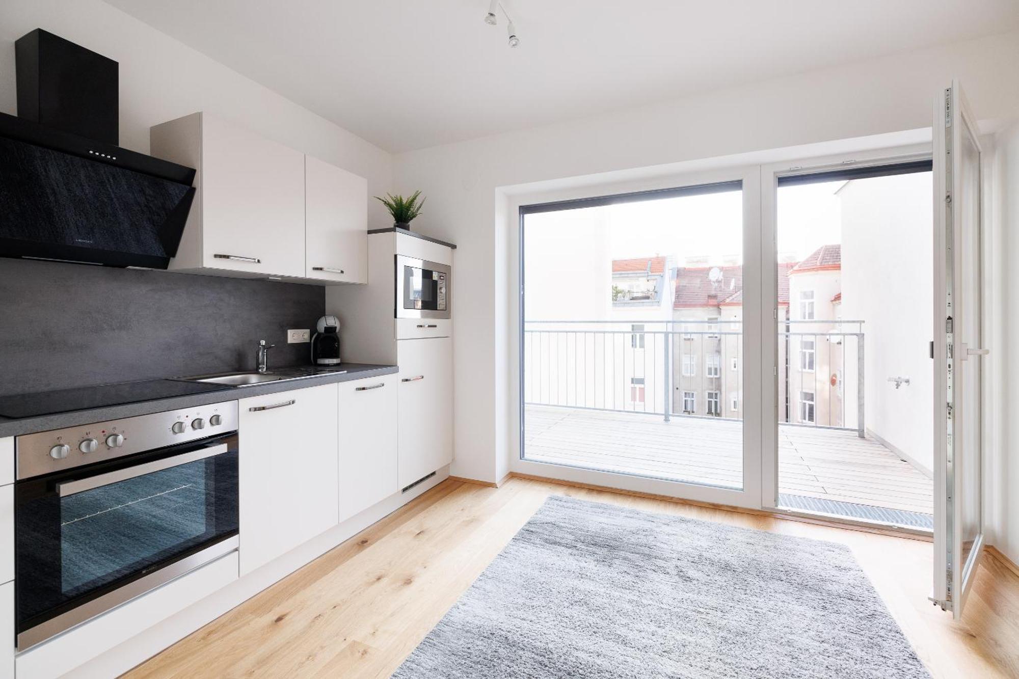 Symphony Apartments 42 - Modern Loft With Terrace And Grill In Central Location 维也纳 外观 照片